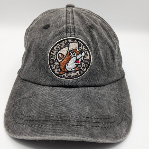 Buc-ee's Baseball Cap Gray with Embroidered Logo, Adjustable - Picture 1 of 10